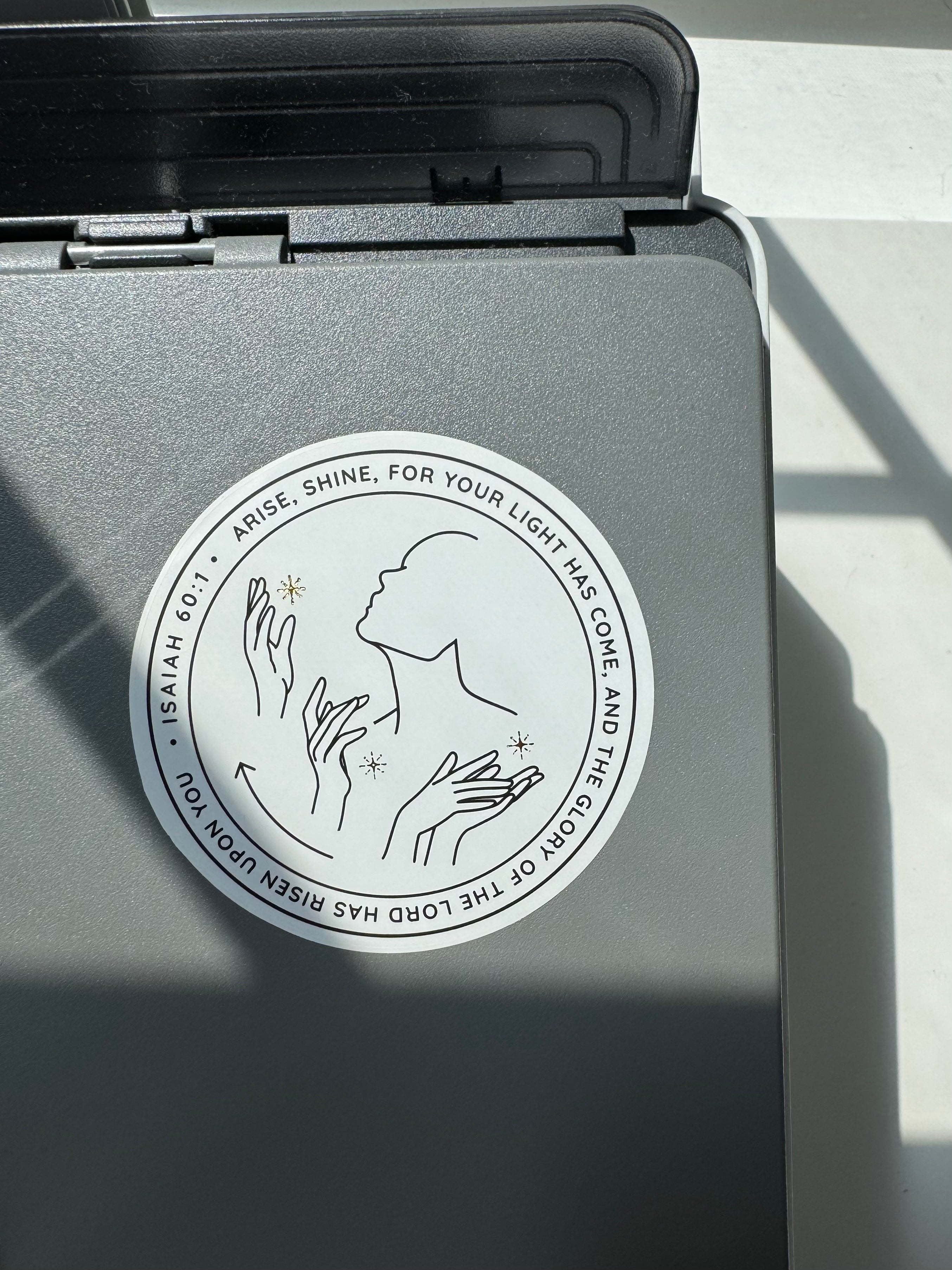 Glory in ASL – Vinyl Sticker