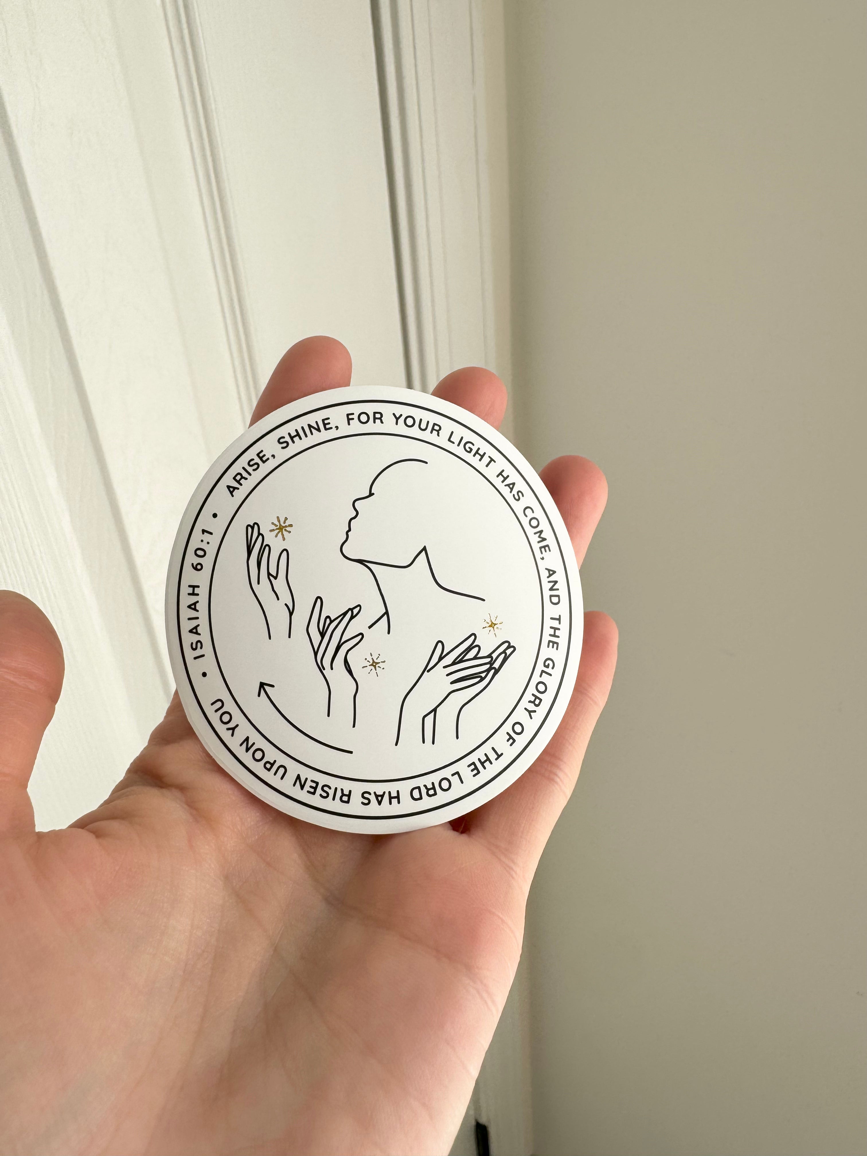 Glory in ASL – Vinyl Sticker