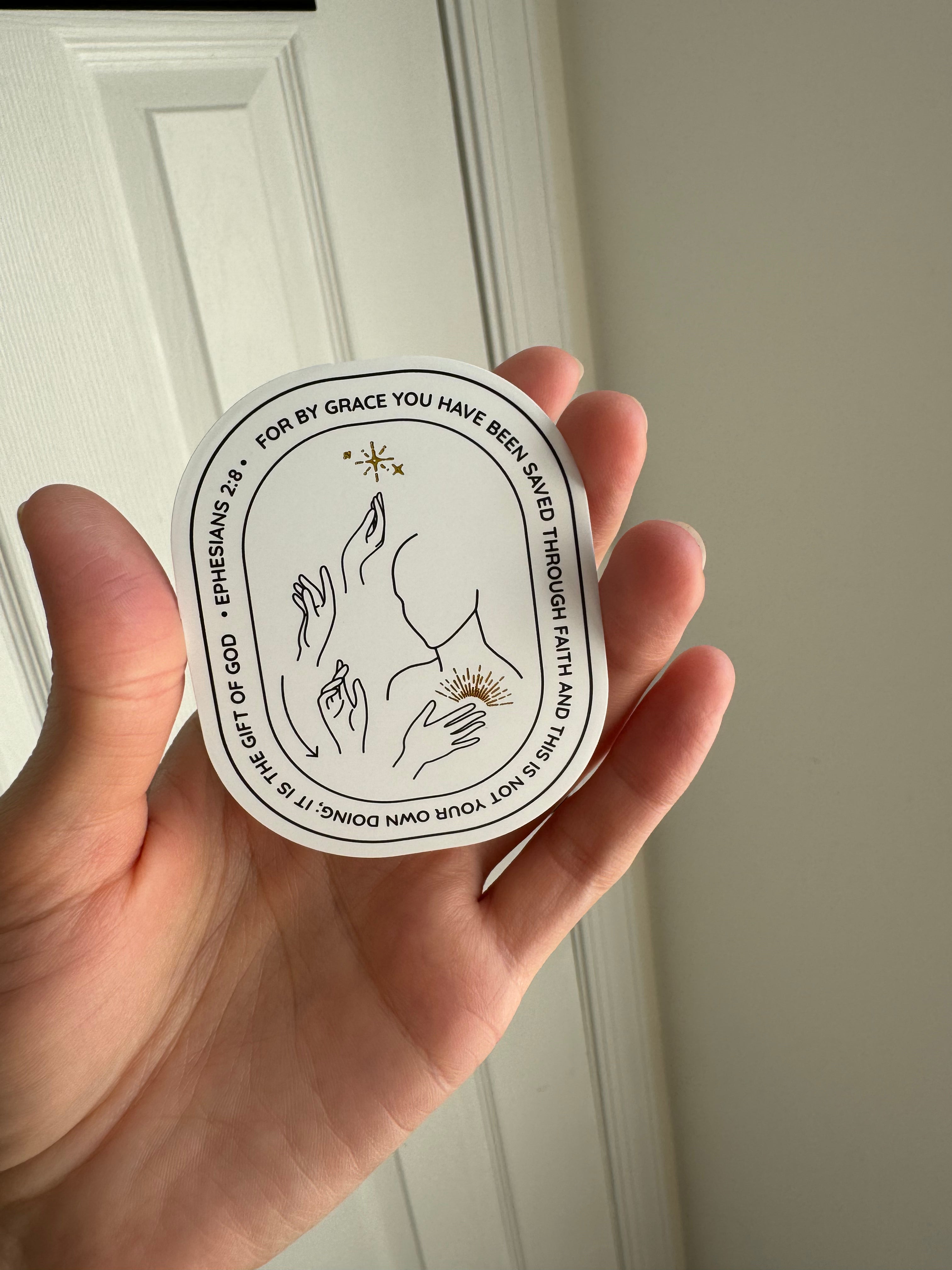 Grace in ASL – Vinyl Sticker