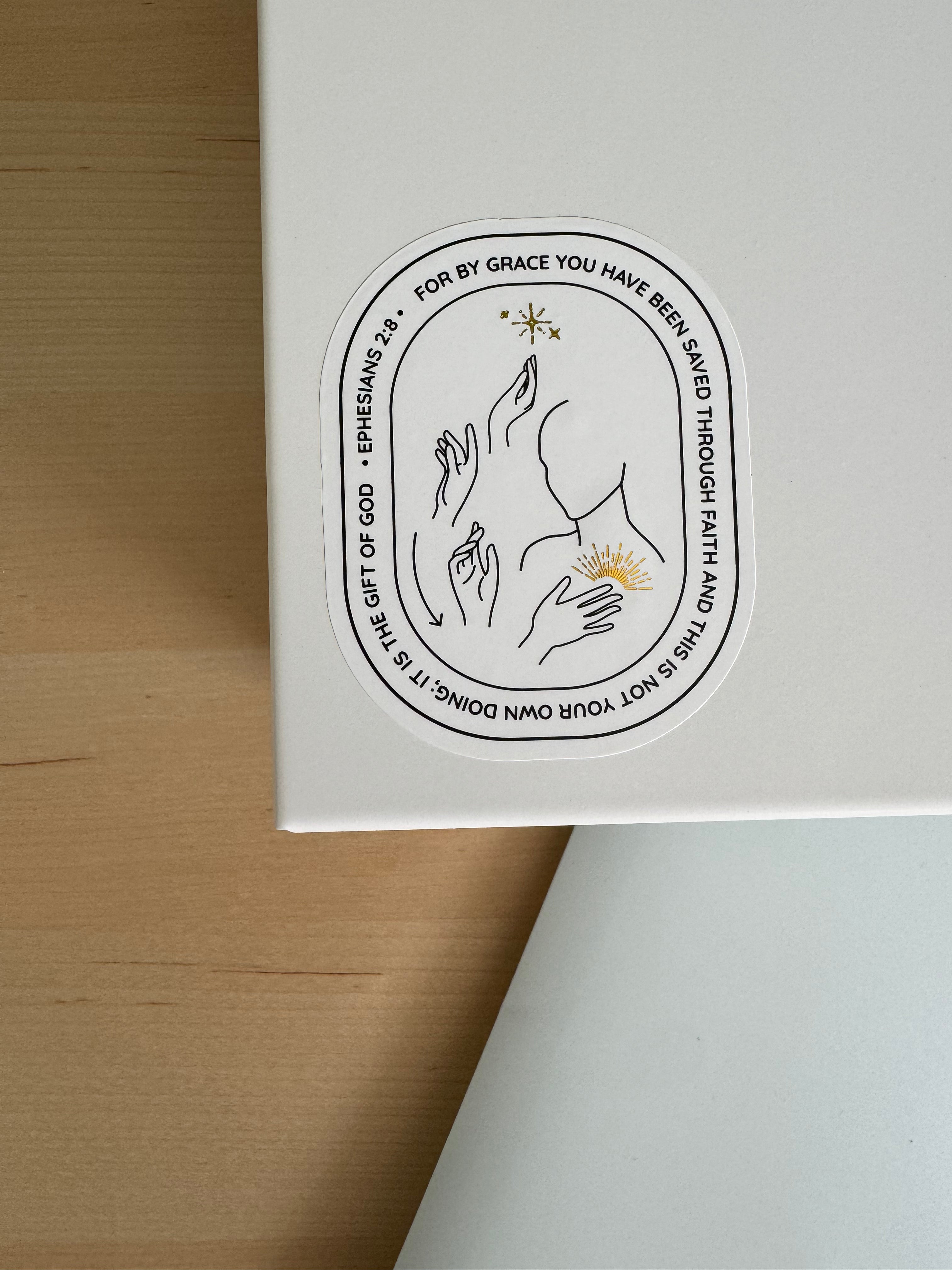 Grace in ASL – Vinyl Sticker