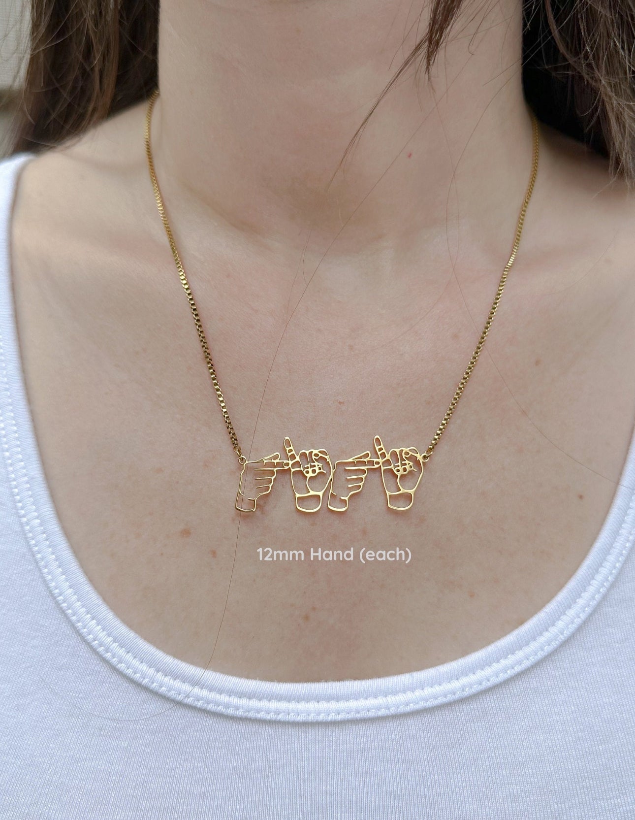 Fingerspelling Name Necklace