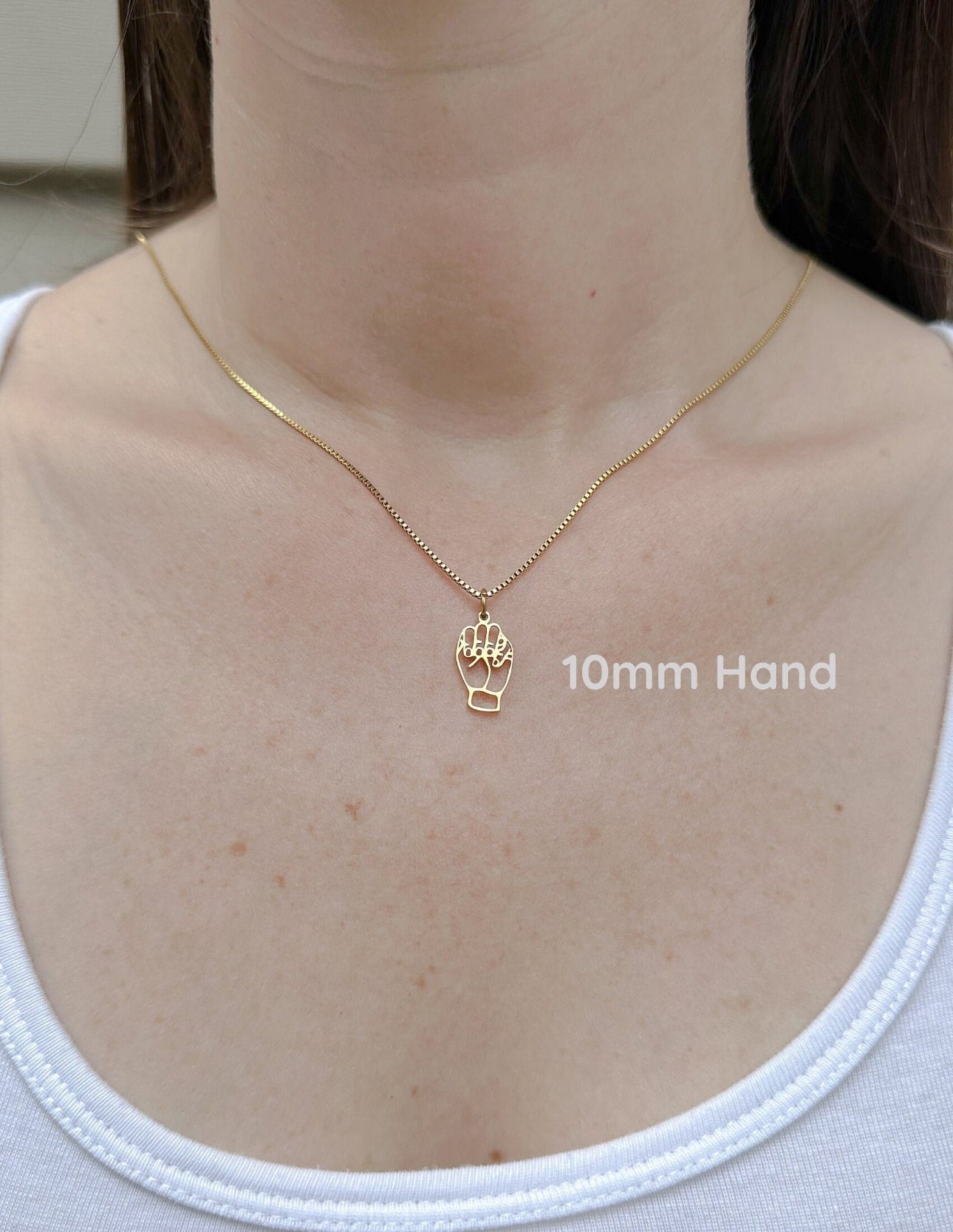 Fingerspelling Name Necklace