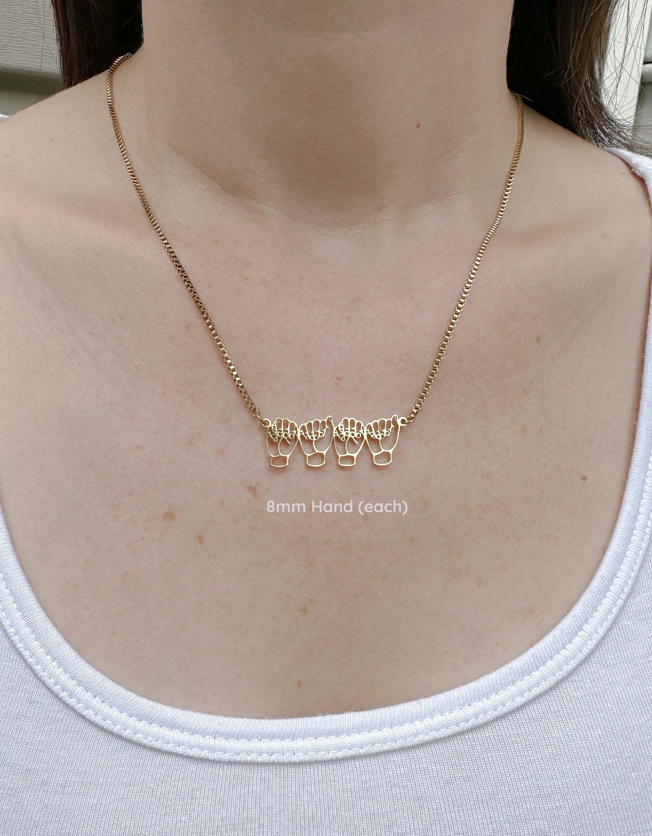 Fingerspelling Name Necklace