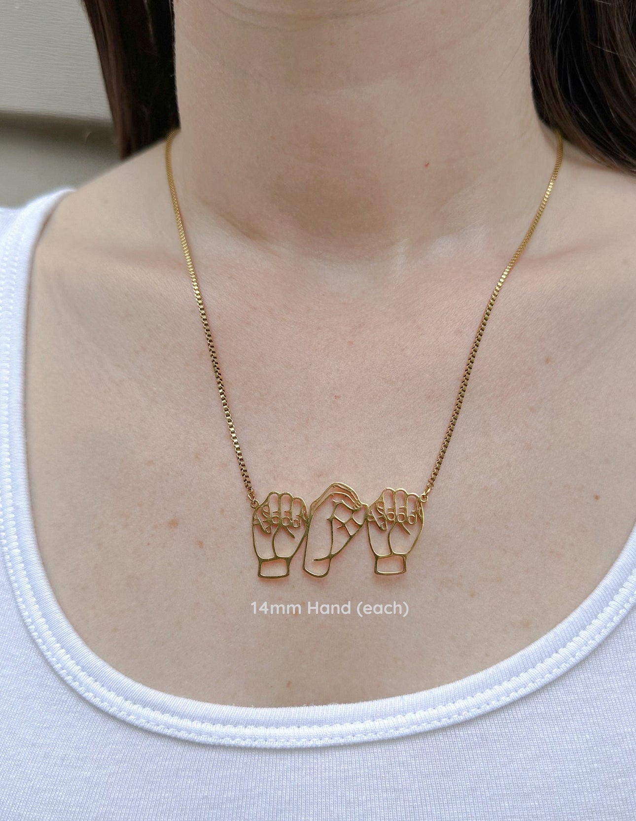 Fingerspelling Name Necklace