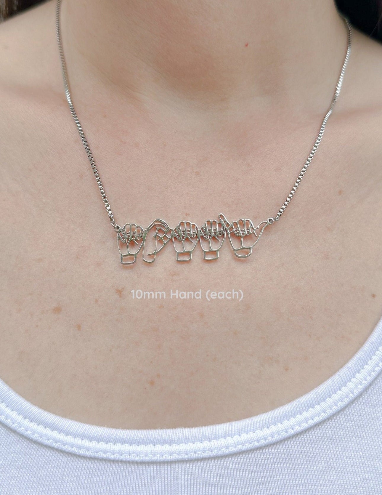 Fingerspelling Name Necklace