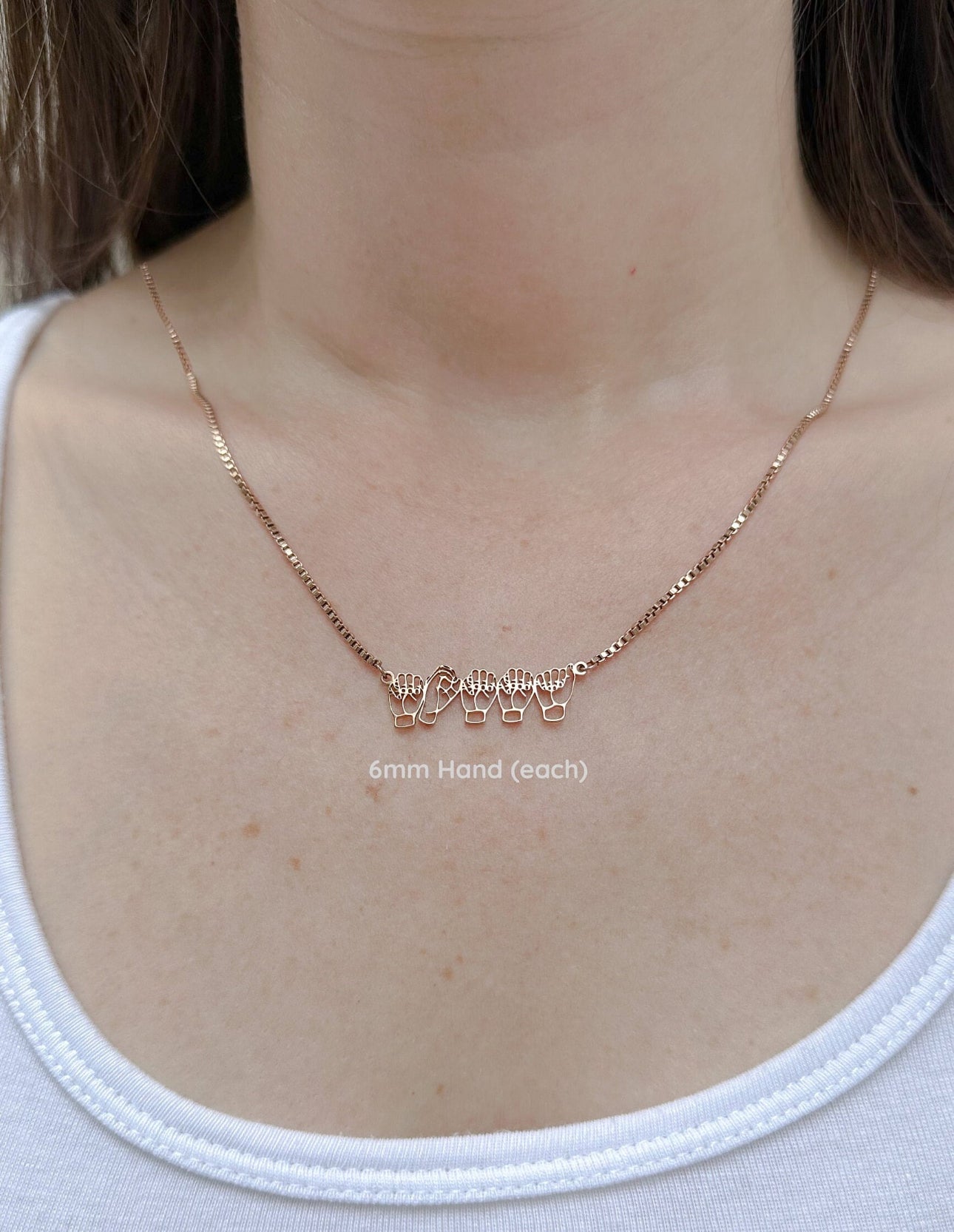 Fingerspelling Name Necklace