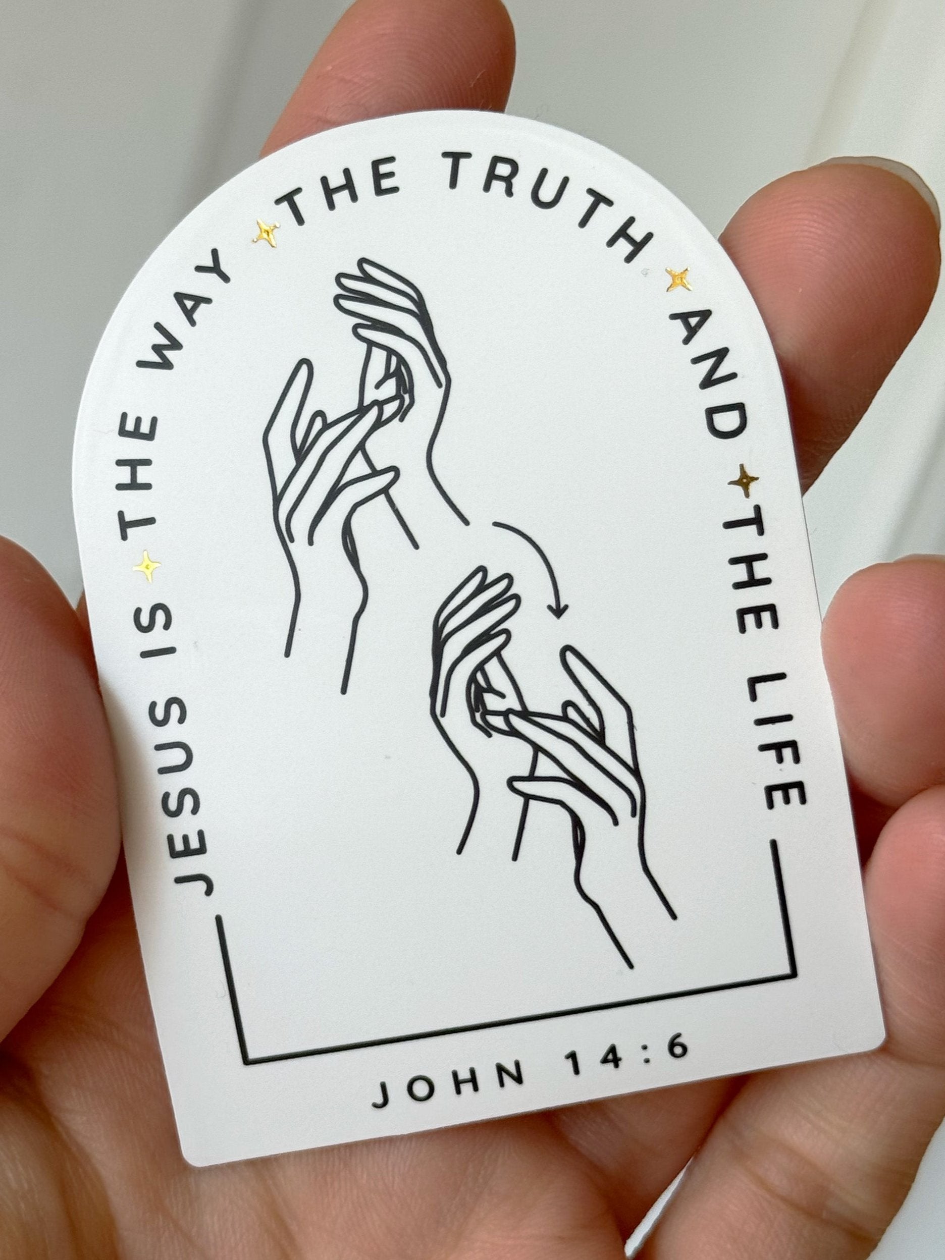 Jesus in ASL – Vinyl Sticker