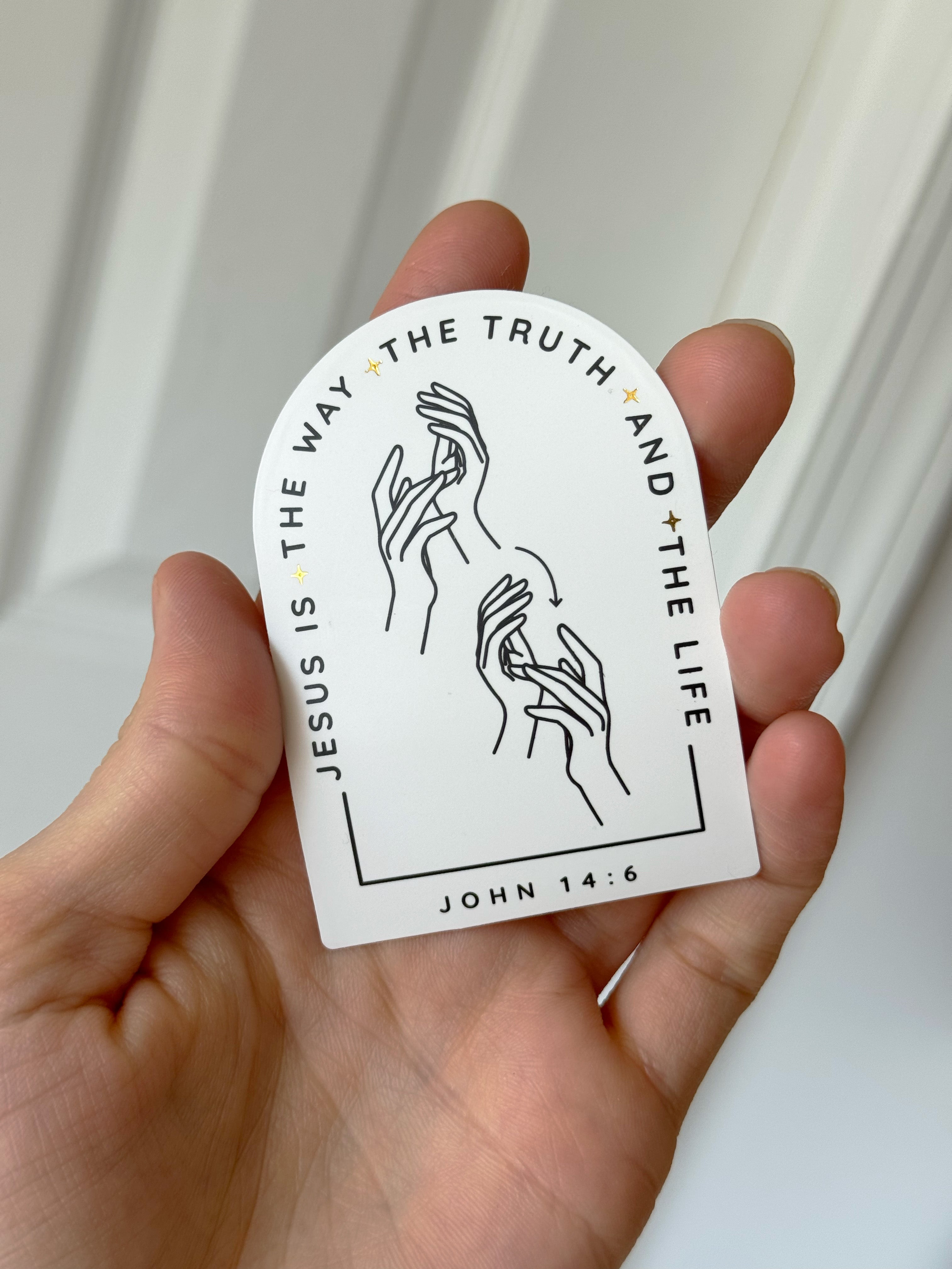 Jesus in ASL – Vinyl Sticker
