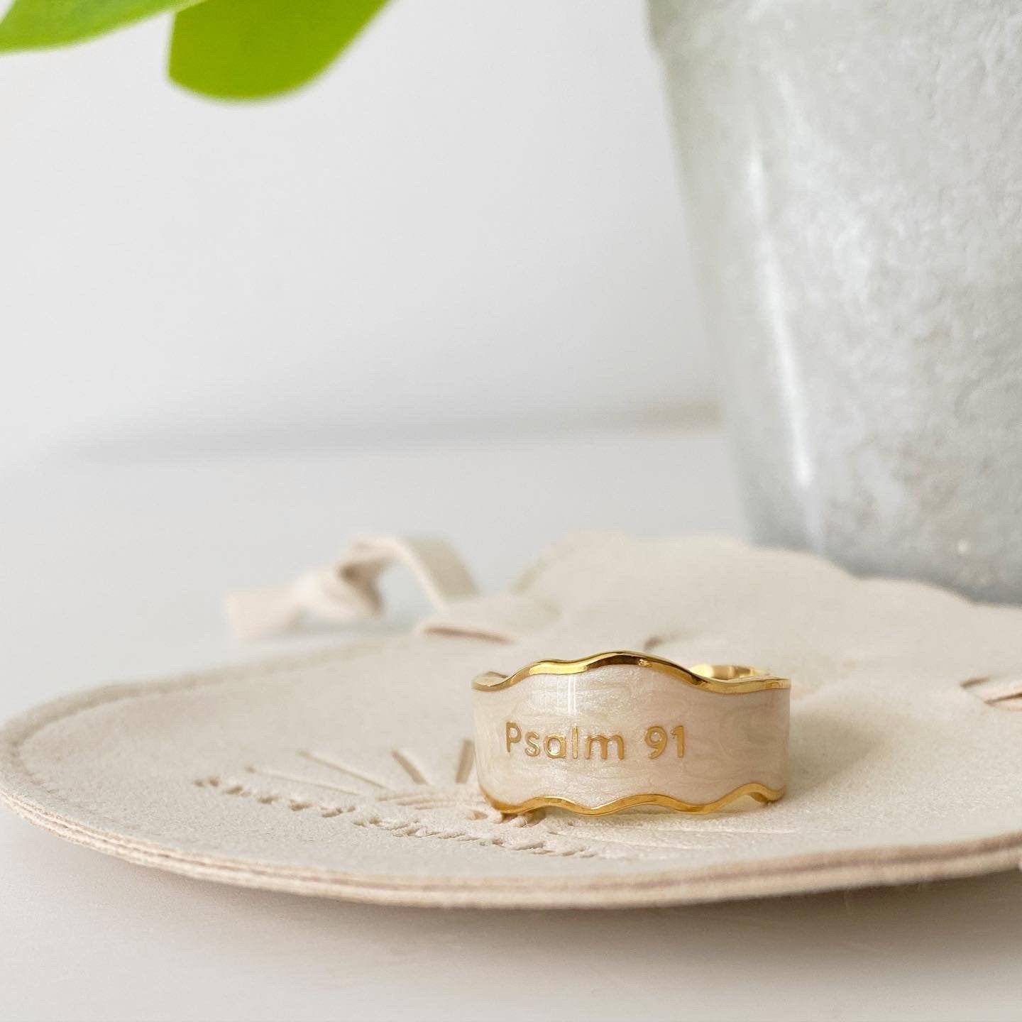 Psalm 91 Adjustable Ring