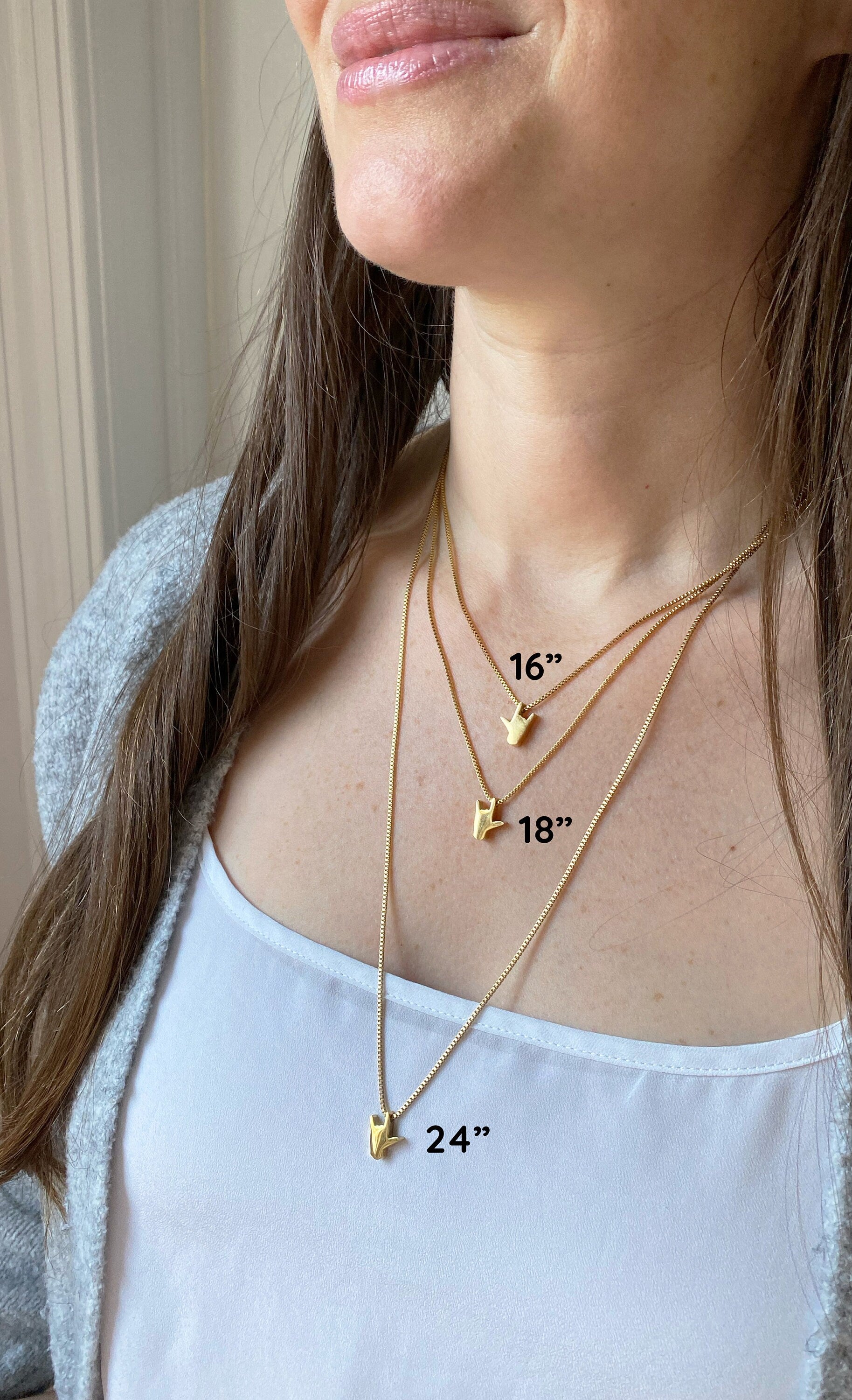 Solid ILY Necklace