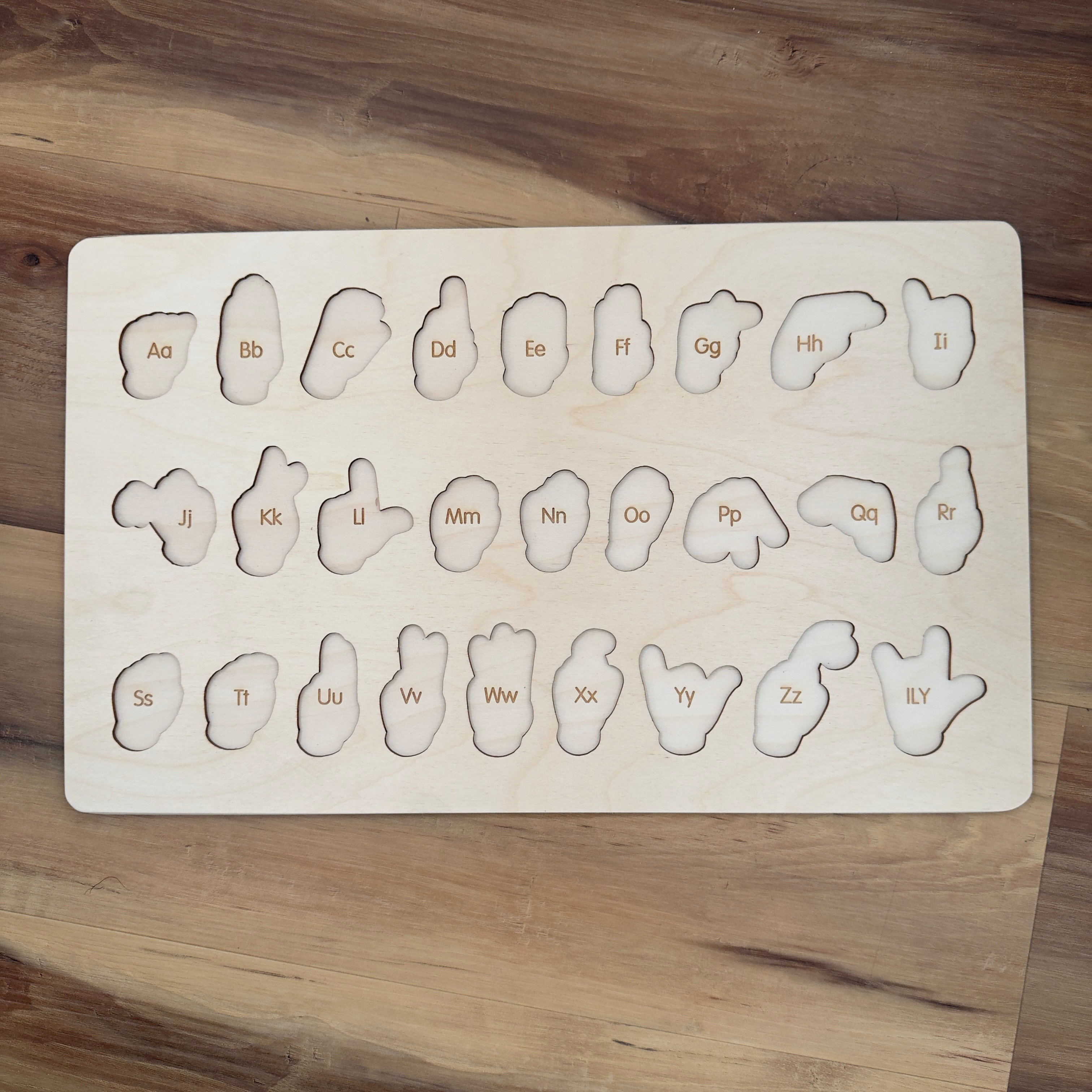 ASL Alphabet Puzzle