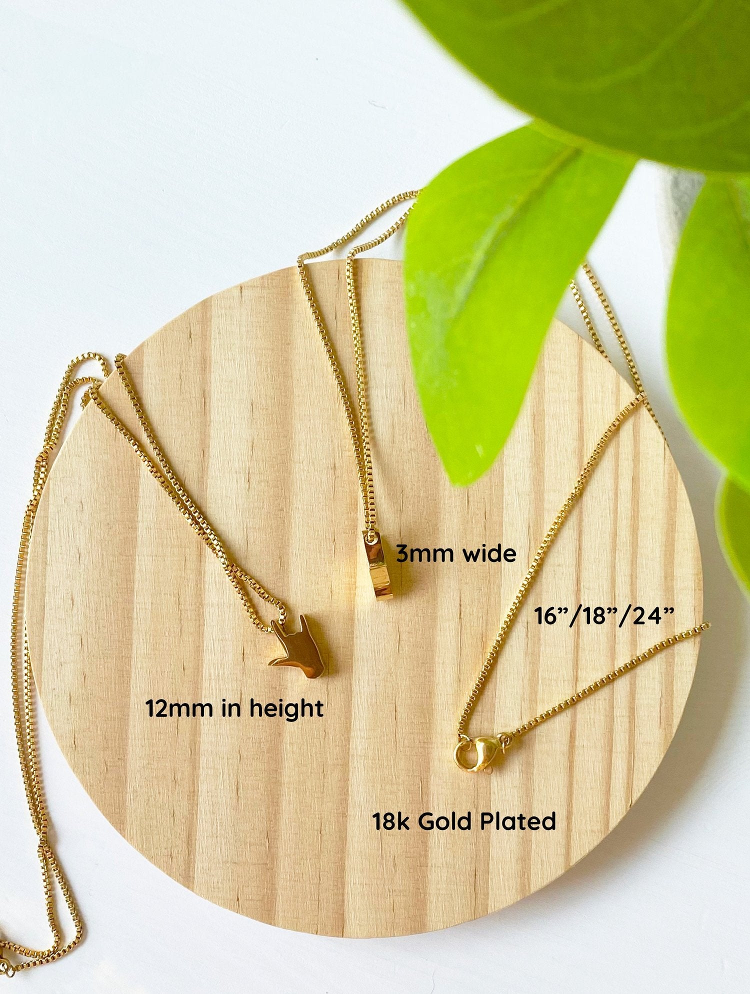 Solid ILY Necklace