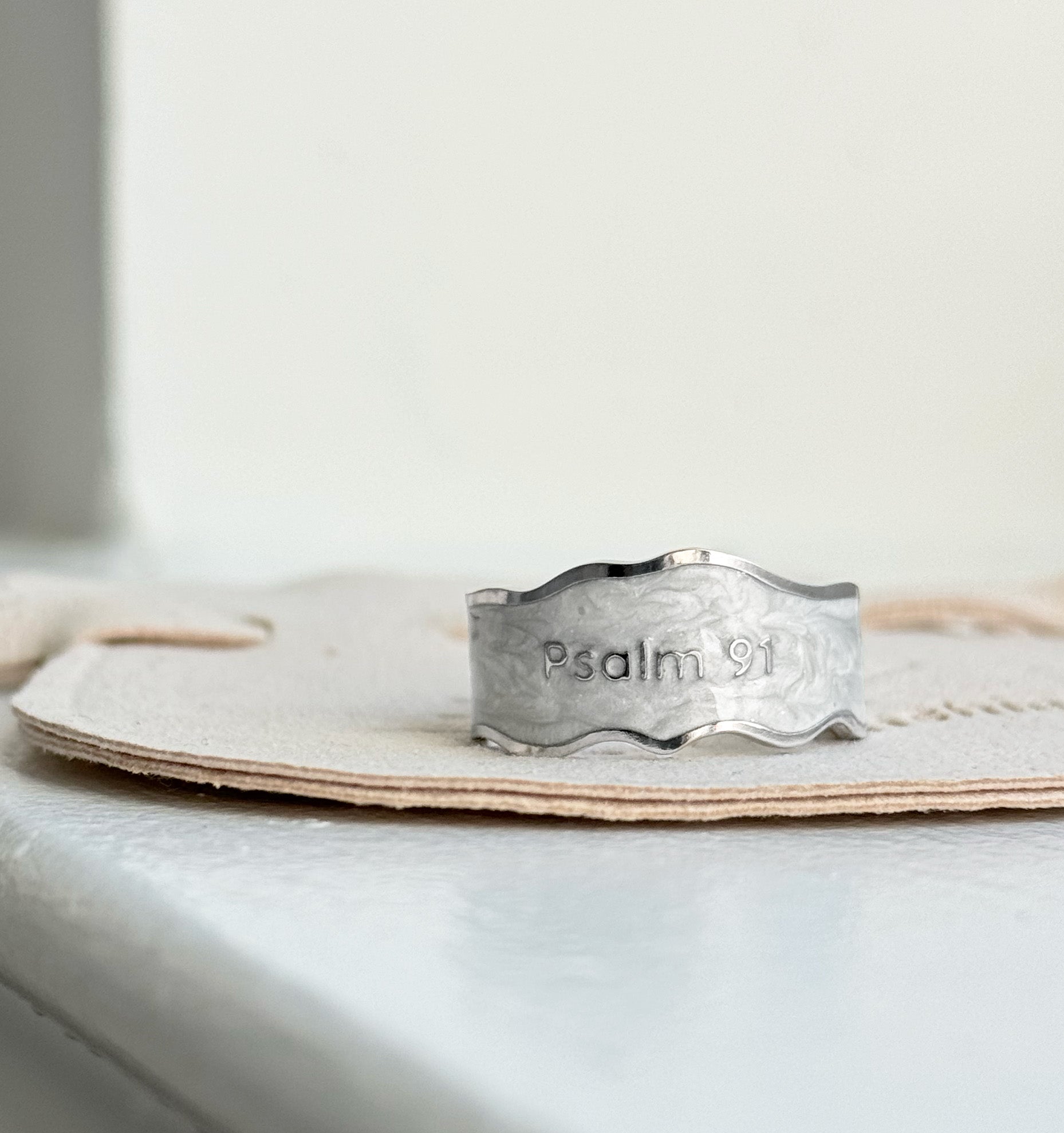Psalm 91 Adjustable Ring