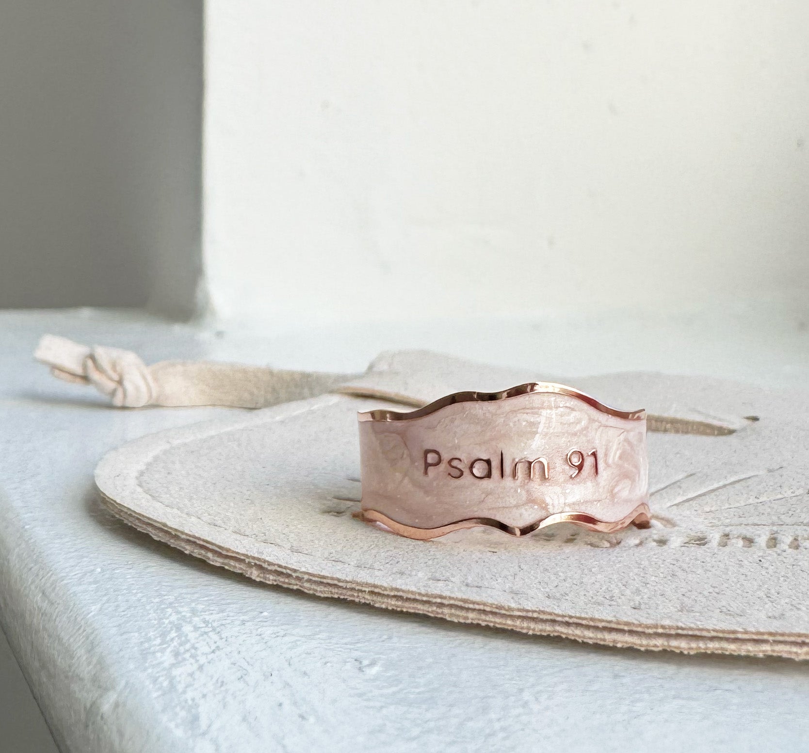 Psalm 91 Adjustable Ring