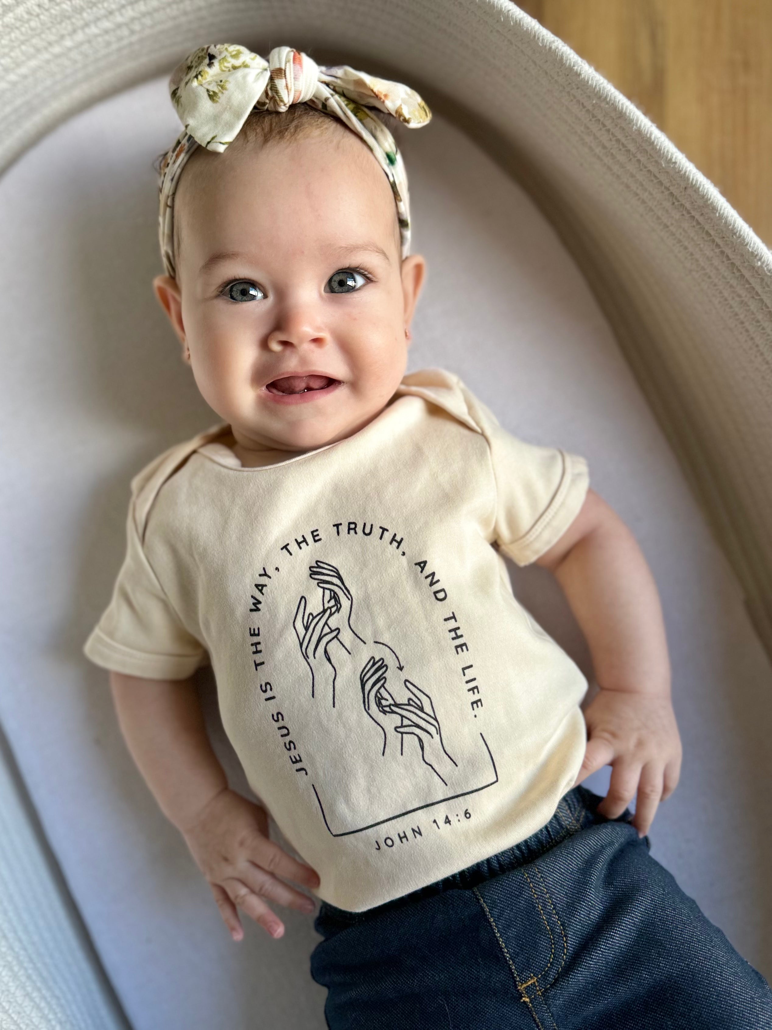 Organic cotton baby bodysuit