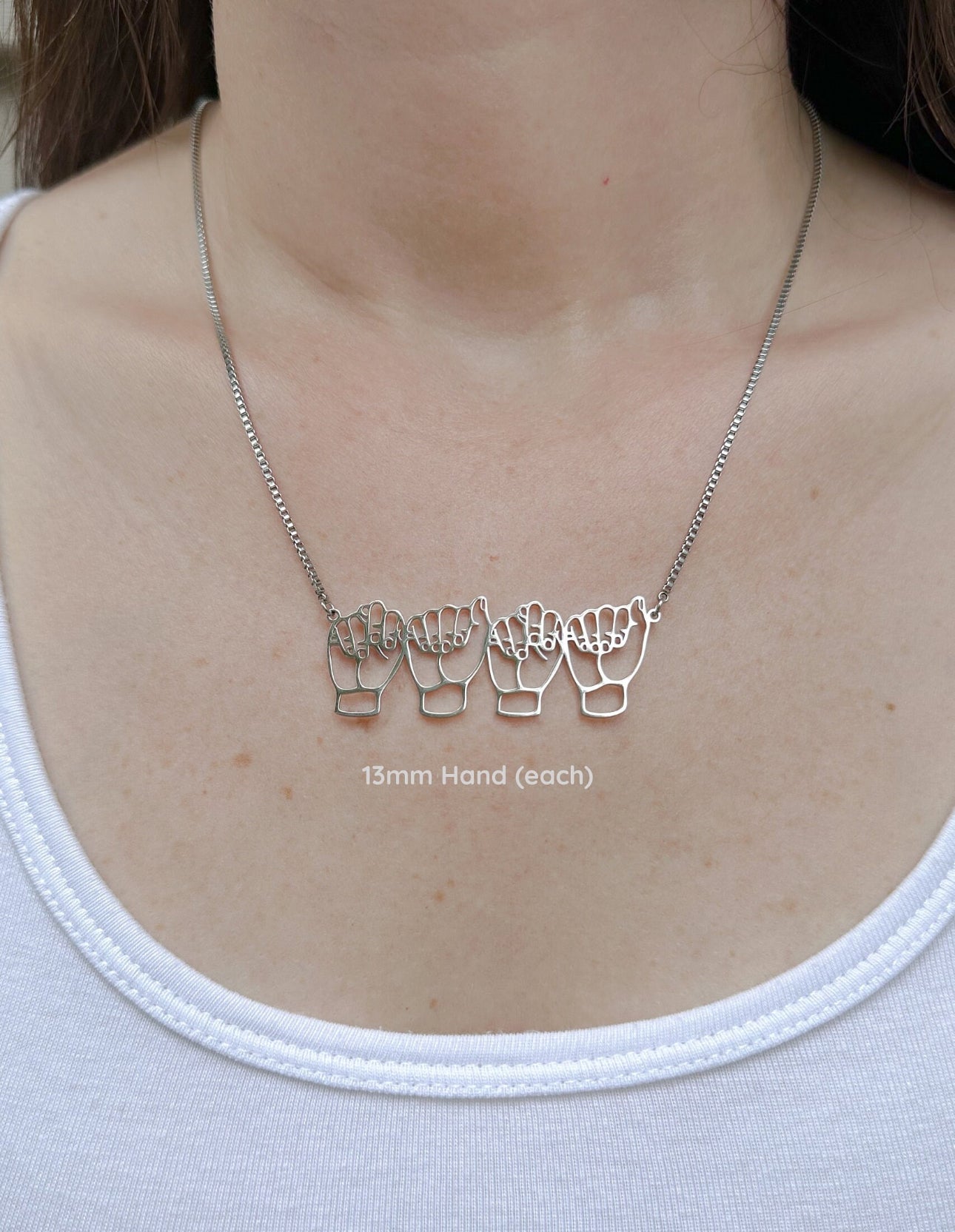 Fingerspelling Name Necklace